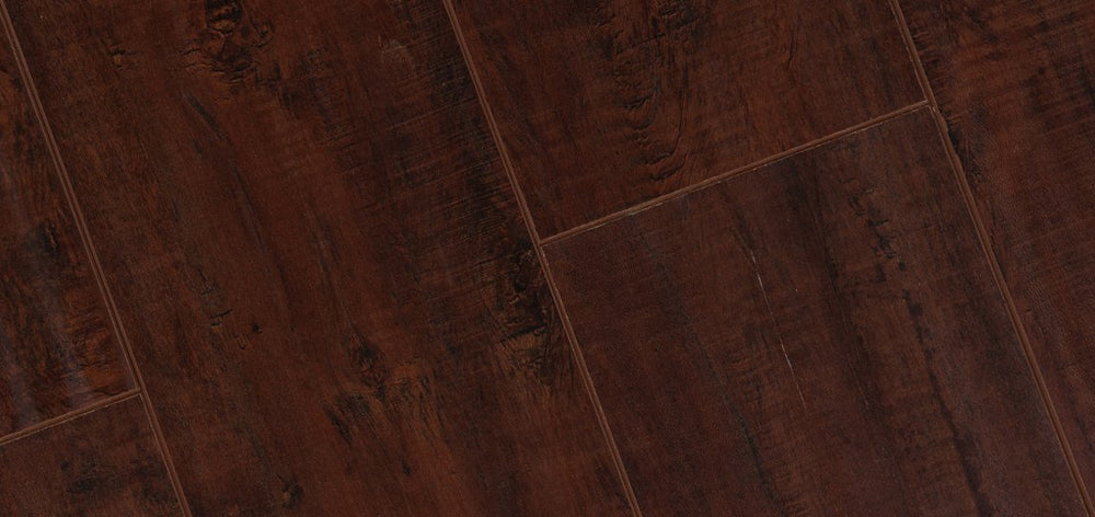 LUXURY COLLECTION Royal Mahogany - 12mm Laminate Flooring by The Garrison Collection, Laminate, The Garrison Collection - The Flooring Factory