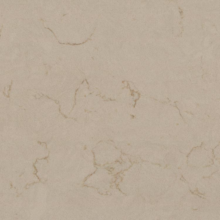 Crema Perlato Storm Prefabricated Quartz Countertop by BCS Vienna