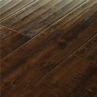 Dark Walnut - 12.3mm MEGAClic Laminate Flooring by AJ Trading