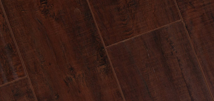 LUXURY COLLECTION Royal Mahogany - 12mm Laminate Flooring by The Garrison Collection, Laminate, The Garrison Collection - The Flooring Factory
