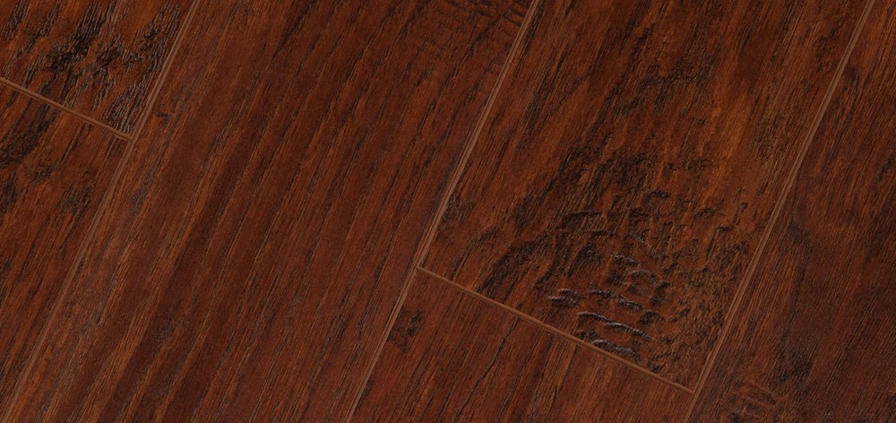 LUXURY COLLECTION Walnut Mocha - 12mm Laminate Flooring by The Garrison Collection, Laminate, The Garrison Collection - The Flooring Factory