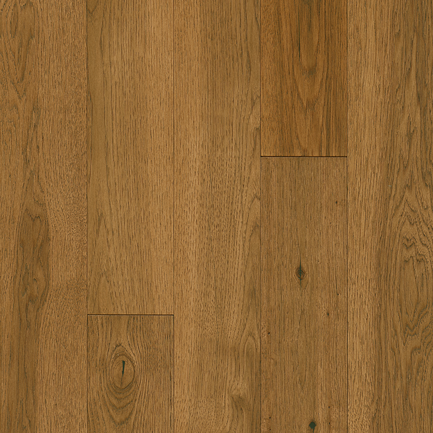 Deep Etched Golden Summer Hickory - Brushed Impressions Collection - Engineered Hardwood Flooring by Bruce