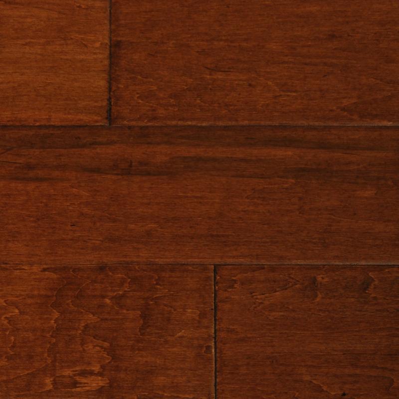 Amber Maple - 5" x 1/2" Engineered Hardwood Flooring by Tecsun